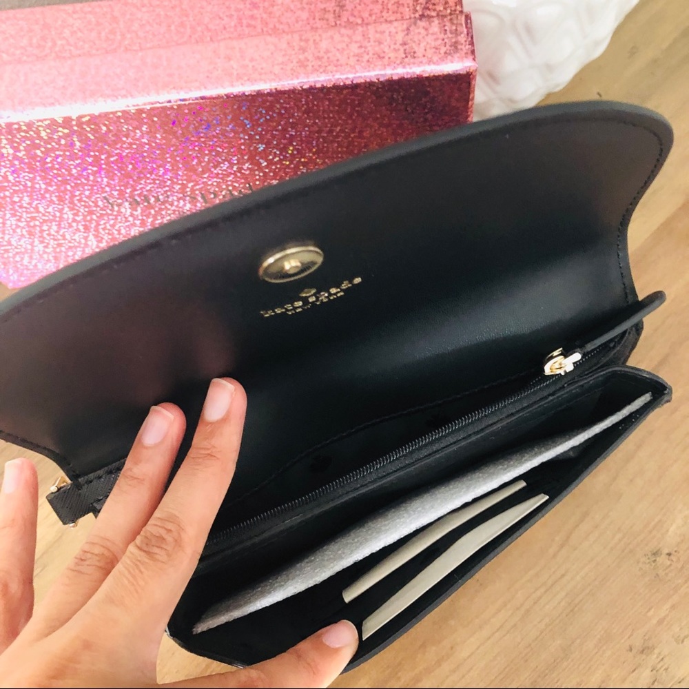 Kate Spade Joeley Tinsel Boxed Small Multifunction Wallet - Picture 6 of 7